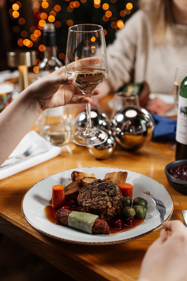 Vegetarian Christmas dining option