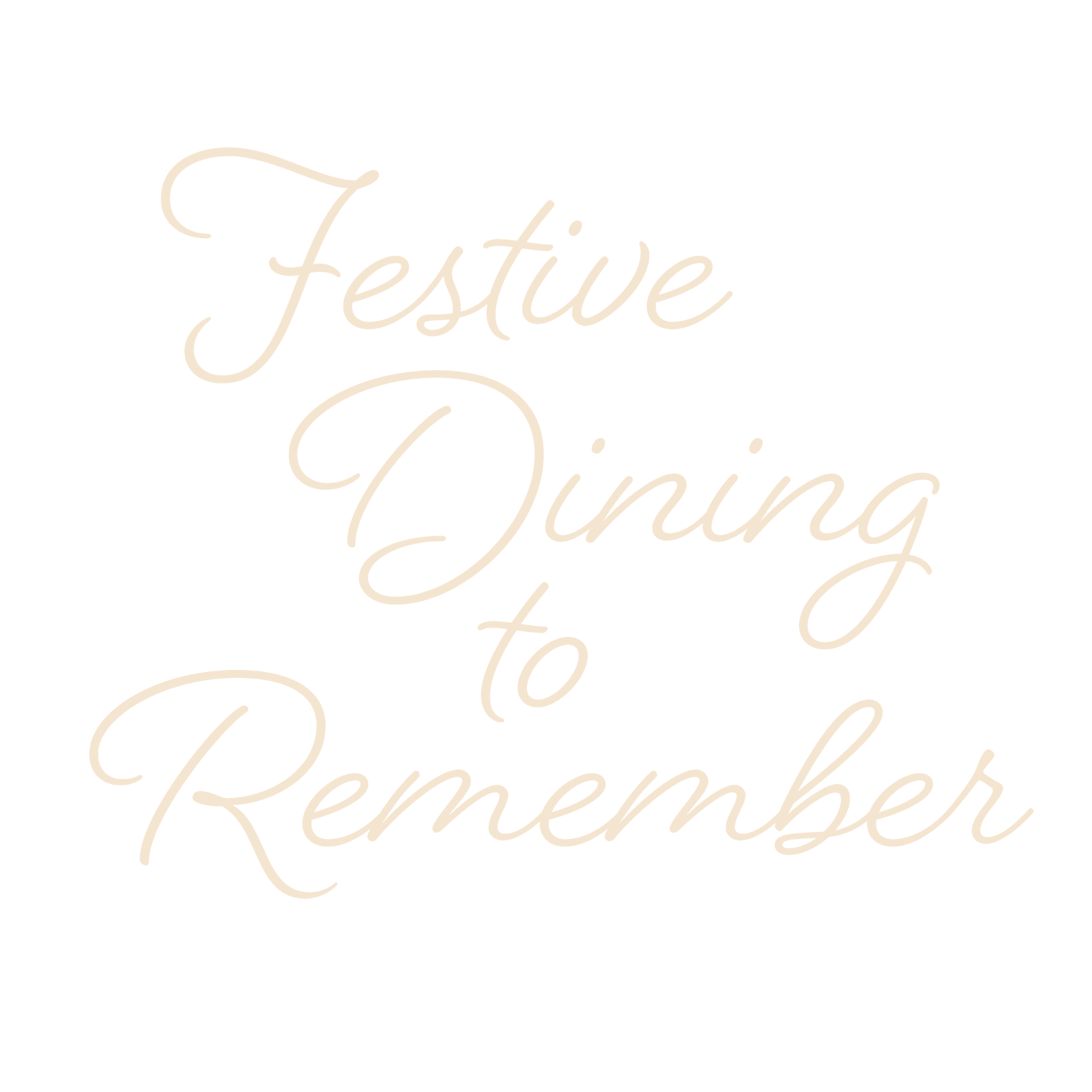 Festive dining to remember